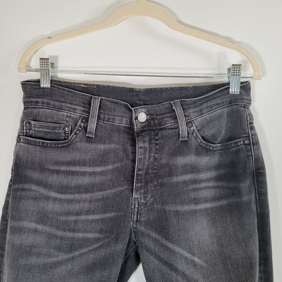 LEVI'S 511 Grey Armstrong Slim Fit Jeans W30 L30 Rise 9" Low Stretch Denim - Picture 5 of 10